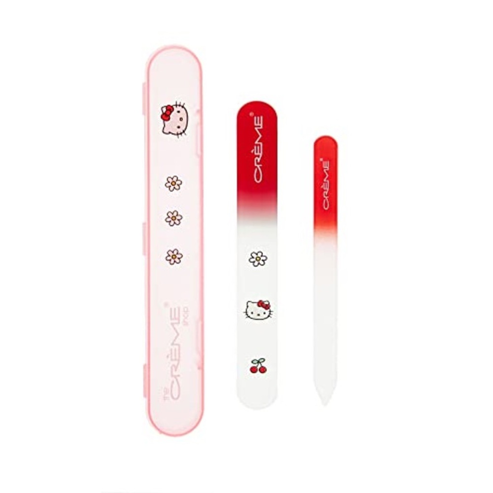 NEW‼️The Crème Shop x Hello Kitty - Premium Glass Nail File Set